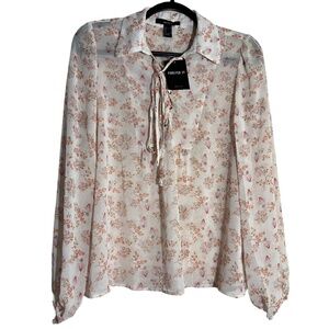Forever 21 Sheer Top Cottagecore